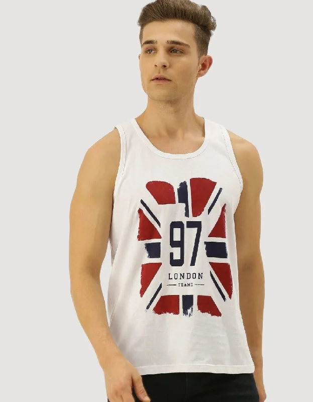 London Flag printed Vest Dynamic Men's High Dynamic Men's High