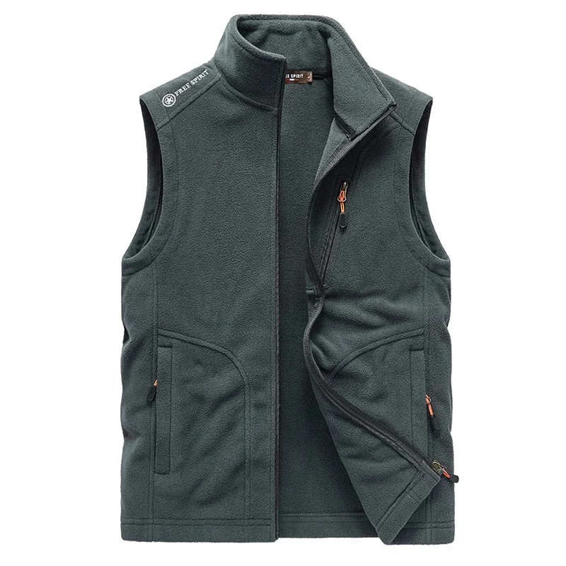 TACT Fleece Vest Polished Men's Satin Polished Men's Satin