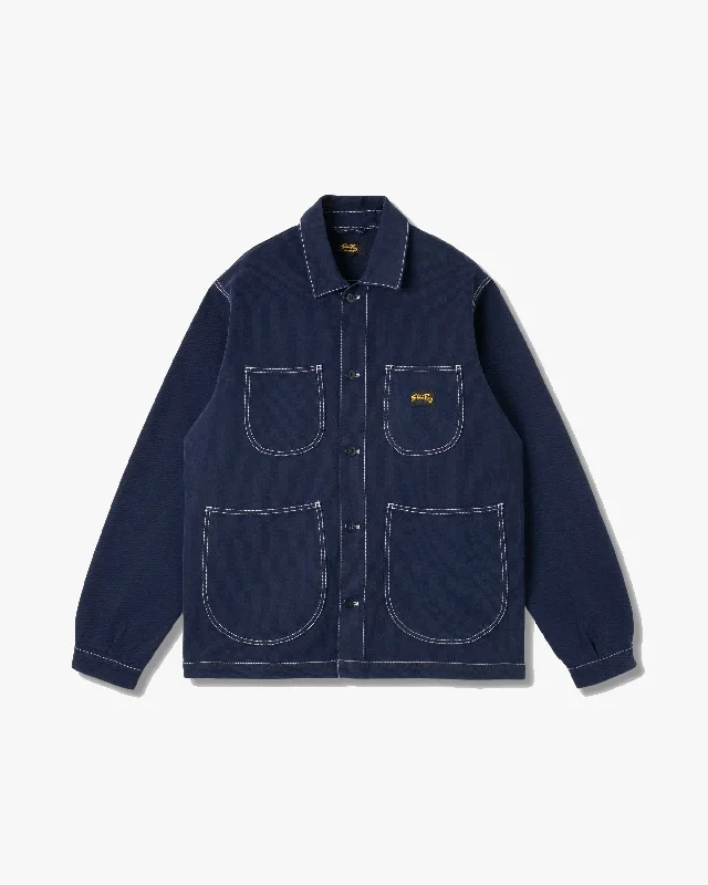 Stan Ray Coverall Jacket - Navy Bedford Cord Monochromatic All Monochromatic All