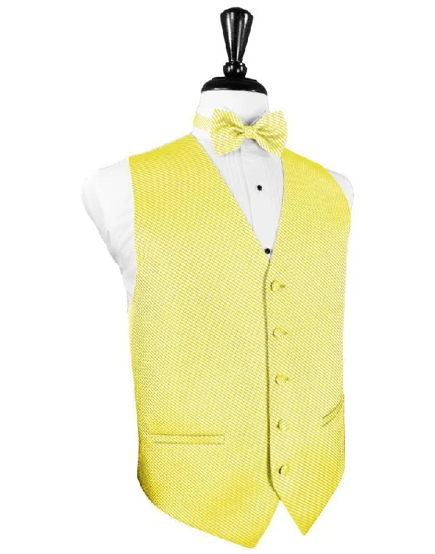 Lemon Venetian Tuxedo Vest Refined Men's Velvet Refined Men's Velvet