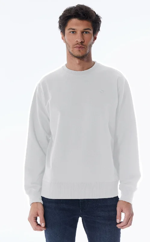 Tom Crew Neck Long Sleeve Sweatshirt Off White Bold Men's Animal Bold Men's Animal