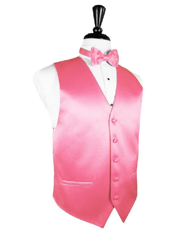 Bubblegum Luxury Satin Tuxedo Vest Bohemian Men's Free Bohemian Men's Free