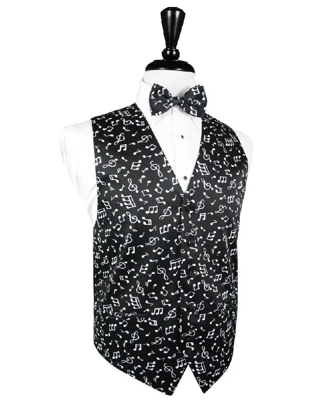 Music Notes Tuxedo Vest Bold Men's Statement Bold Men's Statement