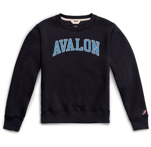 Kids Avalon Essential Fleece Crew - Navy/Carolina Blue Cozy Men's Winter Cozy Men's Winter