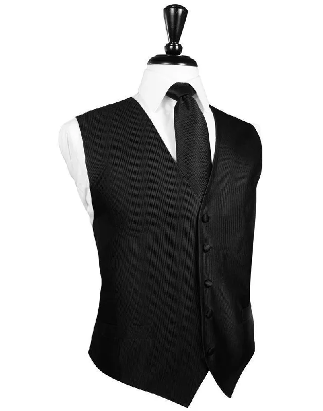 Black Faille Silk Tuxedo Vest Bold Men's Animal Bold Men's Animal