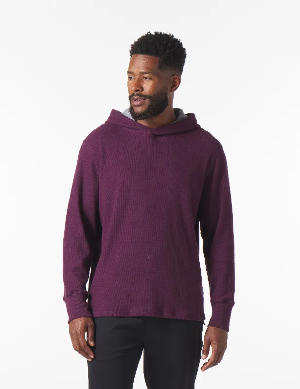 Thermasof Hoodie: Mulberry Modern Men's  Modern Men's 