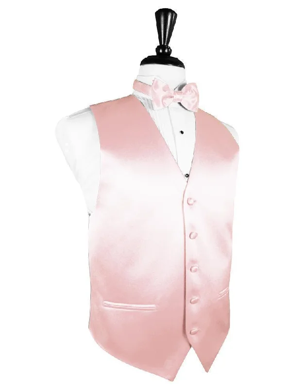 Pink Luxury Satin Tuxedo Vest Rugged Men's Outdoor  Rugged Men's Outdoor 