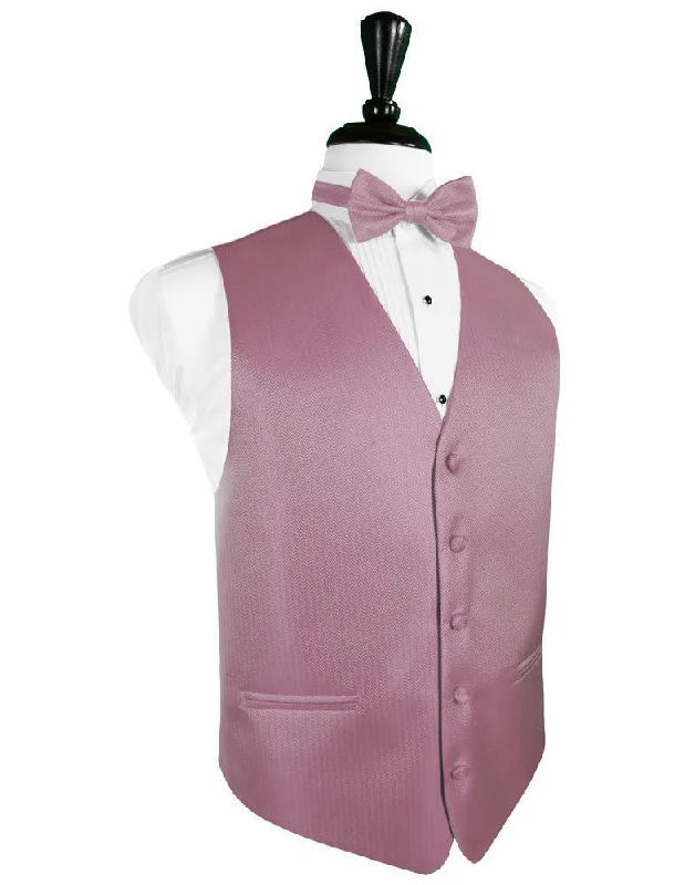 Rose Herringbone Tuxedo Vest Stylish Men's Tropical  Stylish Men's Tropical 