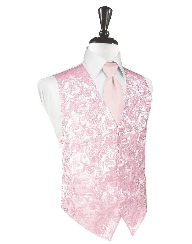 Pink Tapestry Tuxedo Vest Sharp Men's Italian Sharp Men's Italian