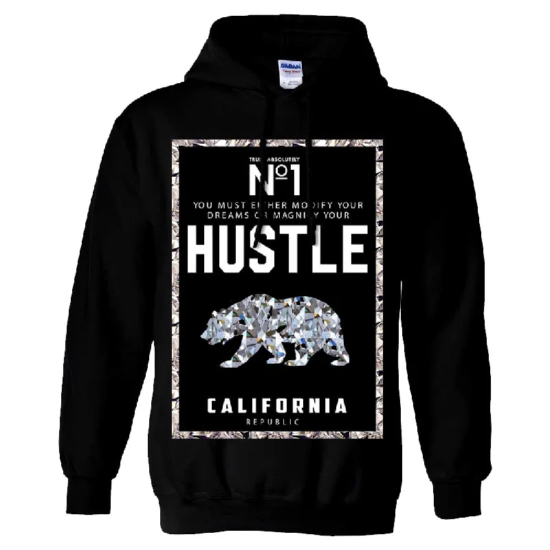 California Republic No. 1 Diamond Hustle Sweatshirt Hoodie Trendy Men's Scandinavian Trendy Men's Scandinavian