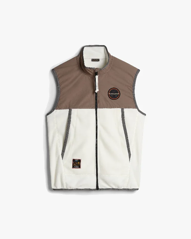 Napapijri Ambato Vest - White Whisper Dynamic Men's High Dynamic Men's High