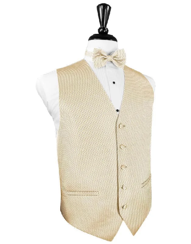 Light Champagne Venetian Tuxedo Vest Modern Men's  Modern Men's 