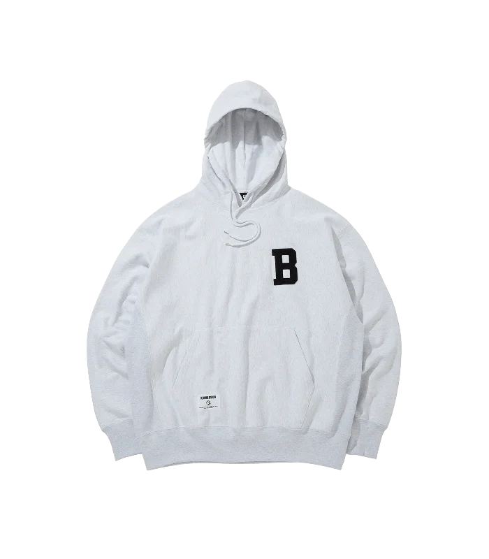 CHENILLE LOGO 'B' HOOD - ASH GRAY Dynamic Men's Moto Dynamic Men's Moto