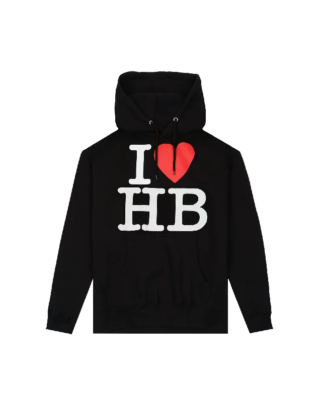 Women's I Heart HB L/S Pullover Hoodie Practical Men's Multi Practical Men's Multi