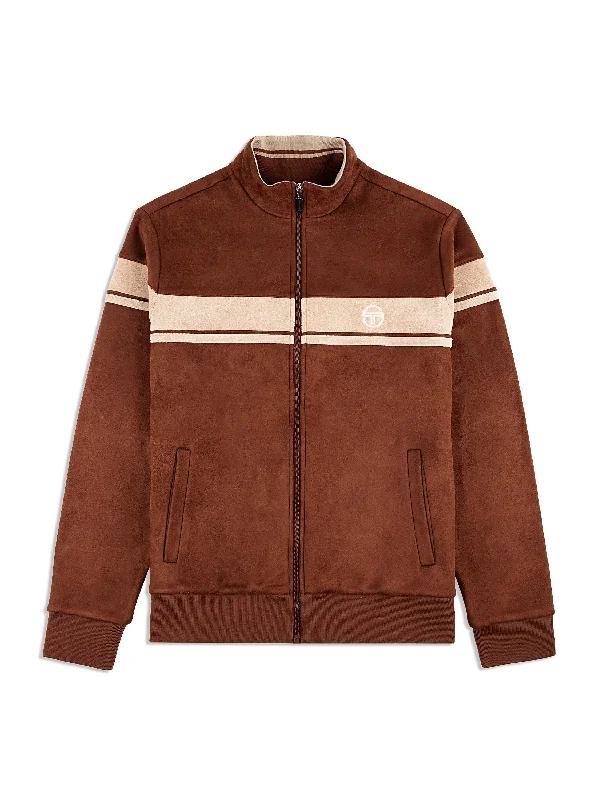 Damarindo Track Jacket- Cappuccino Earthy Men's Hemp Earthy Men's Hemp