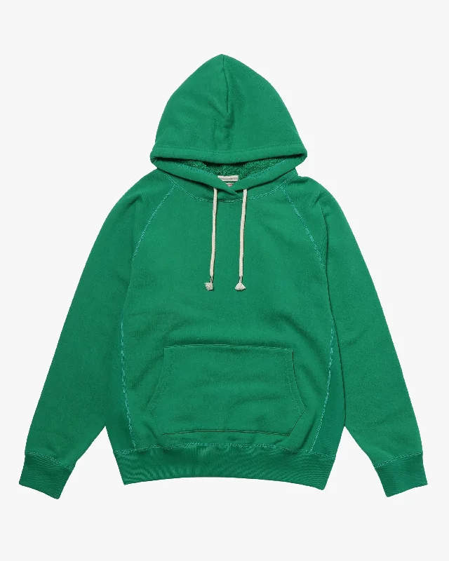 Wonder Looper Super Looper French Terry Pullover Hoodie - Green Sophisticated Men's French Sophisticated Men's French