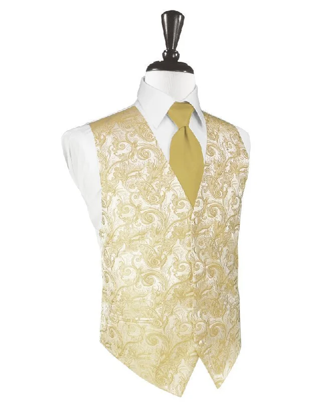 Harvest Maize Tapestry Tuxedo Vest Practical Men's Multi Practical Men's Multi