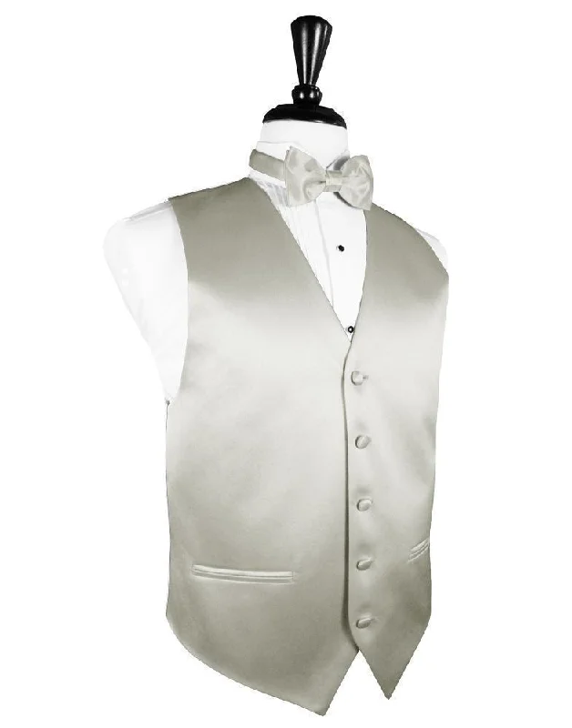 Platinum Luxury Satin Tuxedo Vest Stylish Men's Neon Stylish Men's Neon