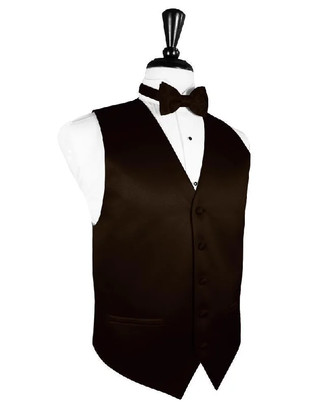 Truffle Luxury Satin Tuxedo Vest Artistic Men's Avant Artistic Men's Avant