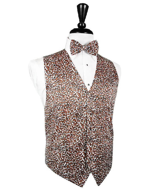 Leopard Tuxedo Vest Athletic Men's High Athletic Men's High