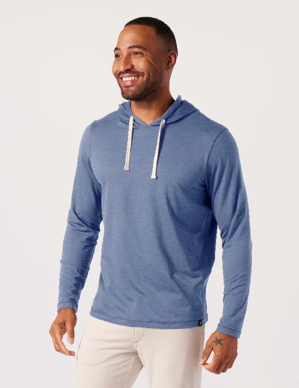 Bedford Hoodie: Washed Blue Marble Confident Men's Power Confident Men's Power