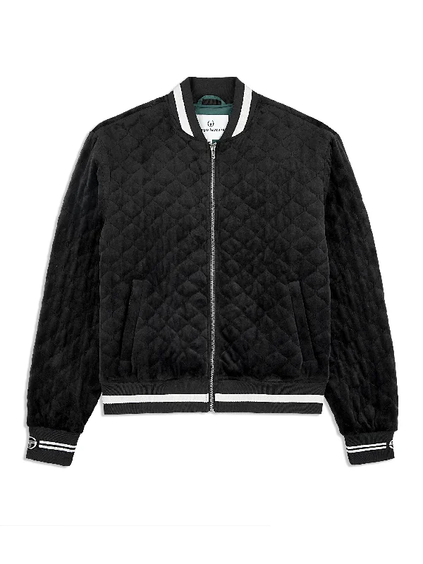 Fasano Quilted Velour Jacket- Black Beauty Sophisticated Men's  Sophisticated Men's 