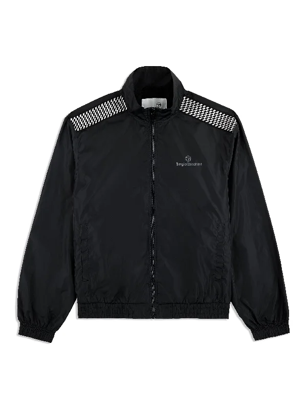 Dama Track Jacket- Black Beauty Sophisticated Men's French Sophisticated Men's French