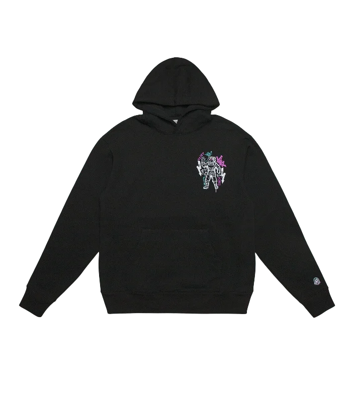 BBC X ARCANE JINX HOODIE - BLACK Polished Men's Satin Polished Men's Satin