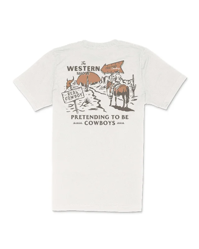 Western Show S/S T-Shirt Modern Men's Geometric Modern Men's Geometric