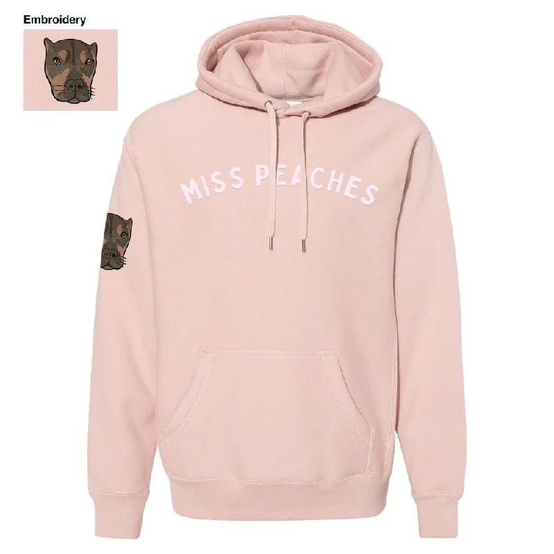 Miss Peaches Puff Print Hoodie Hip Men's Urban Hip Men's Urban