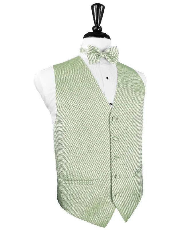 Mint Venetian Tuxedo Vest Laid Laid