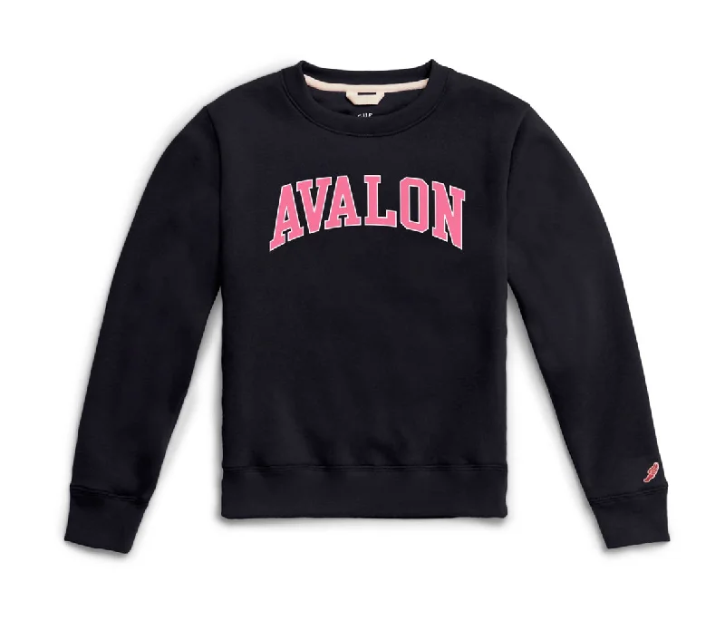 Kids Avalon Essential Fleece Crew - Navy/Pink Tough Men's Military Tough Men's Military