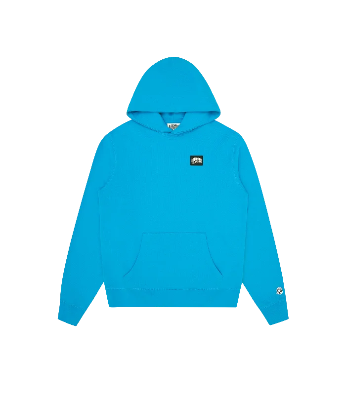 WOVEN PATCH ARCH LOGO POPOVER HOOD - AQUA BLUE Confident Men's Power Confident Men's Power