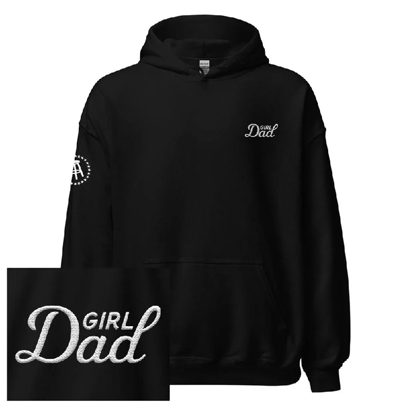 Girl Dad Embroidered Hoodie Modern Men's  Modern Men's 