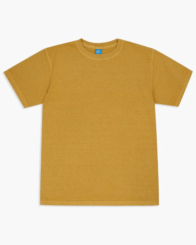 Good On S/S Crew Tee - Pigment Dyed Banana Polished Men's Silk Polished Men's Silk