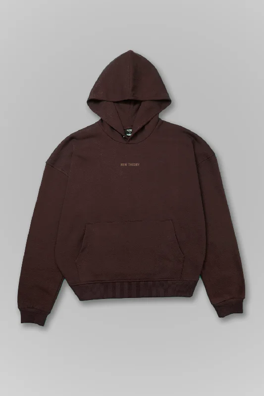 Dreamers Club Hoodie- Brown Casual Men's Loose Casual Men's Loose