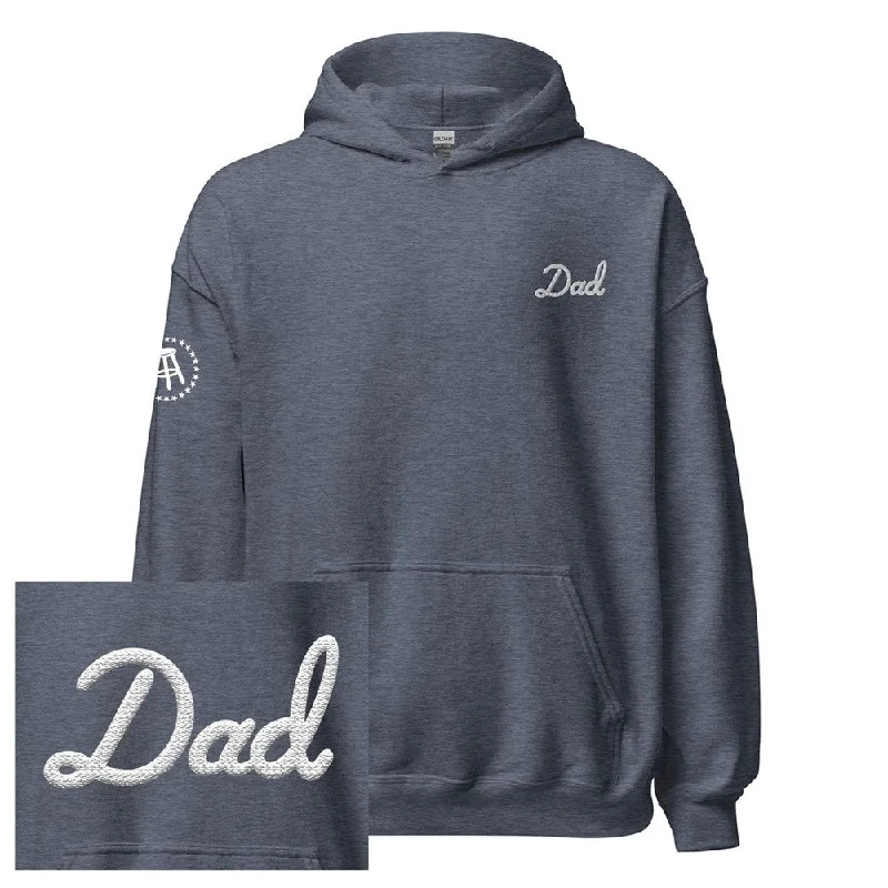 Dad Embroidered Hoodie Cozy Men's Winter Cozy Men's Winter