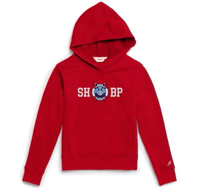 Kids SHBP Essential Fleece Beach Patrol Hood - Red Hip Men's Retro Hip Men's Retro