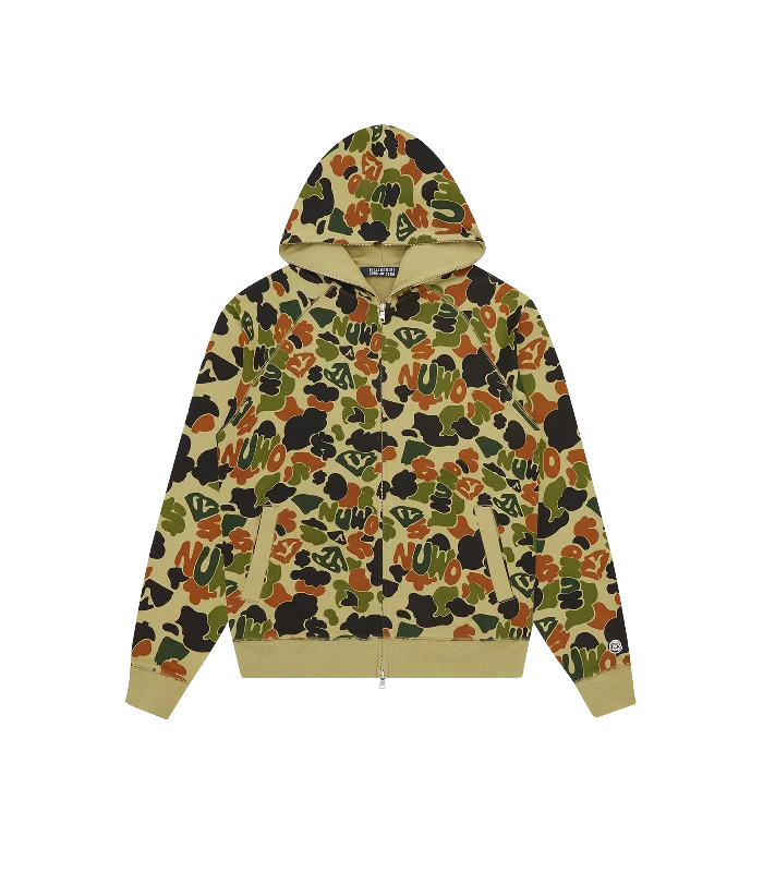 BBC X NUWO ZIP THROUGH HOOD - CAMO Bold Men's Statement Bold Men's Statement