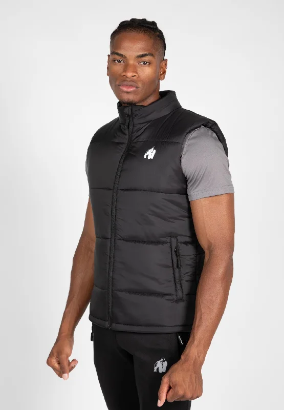 Irvine Puffer Vest - Black Masculine Men's  Masculine Men's 