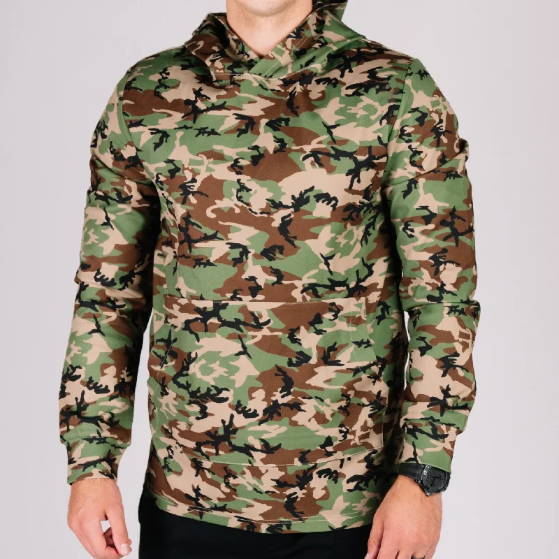 NEW! Durable Hoodie - Woodland Camo Classic Men's Pin Classic Men's Pin