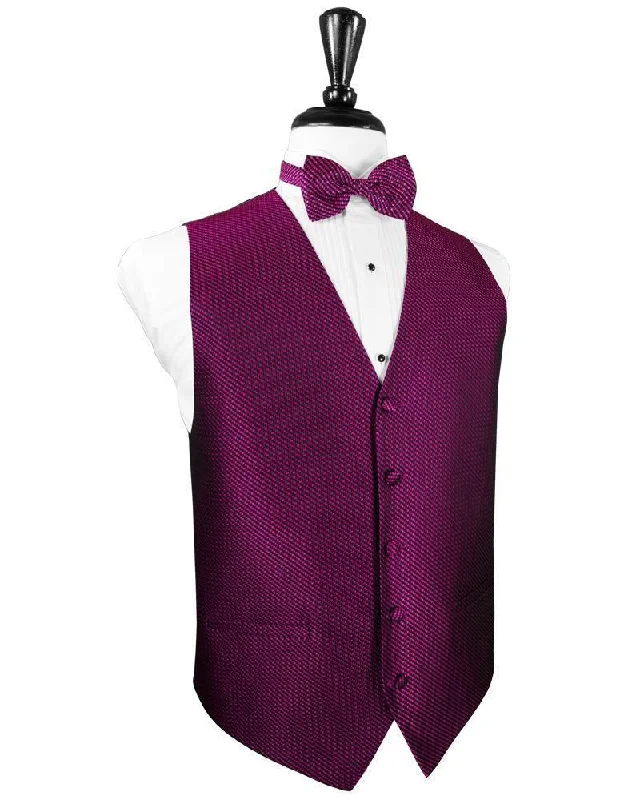 Fuchsia Venetian Tuxedo Vest Youthful Men's Anime Youthful Men's Anime