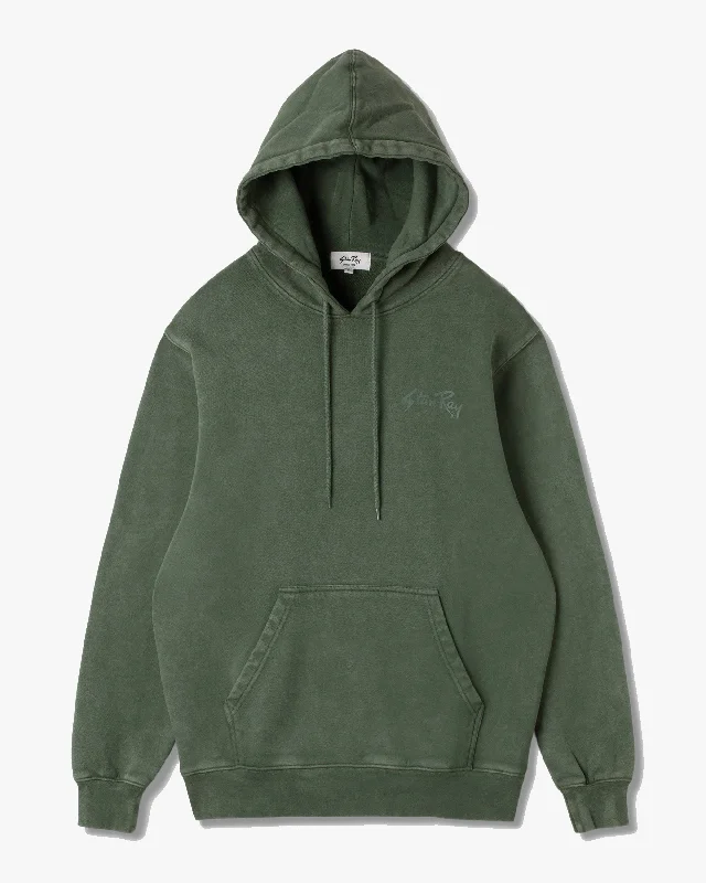 Stan Ray OG Hoodie - Washed Green / Tonal Unique Men's Upcycled Unique Men's Upcycled