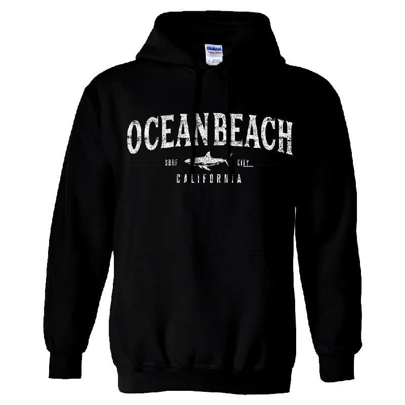 Ocean Beach California Sweatshirt Hoodie Elegant Men's Cashmere Elegant Men's Cashmere