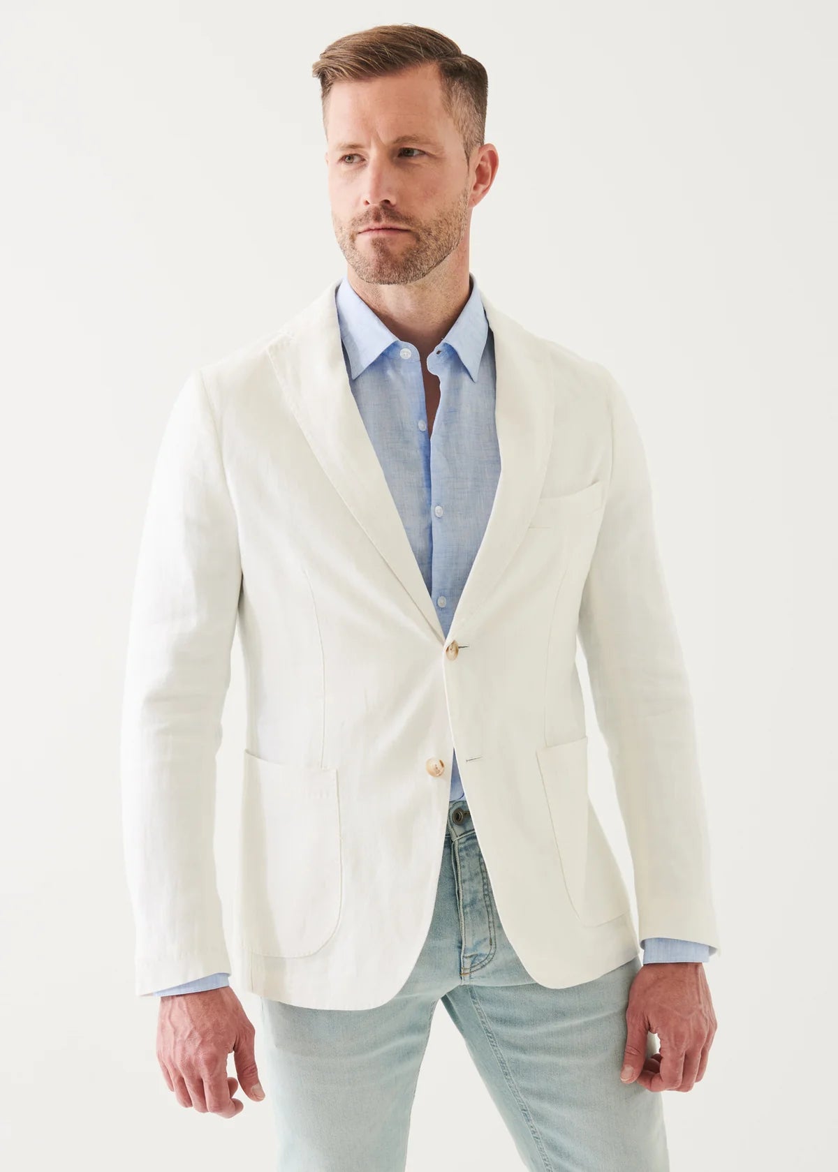 Linen Blazer Tailored Tailored