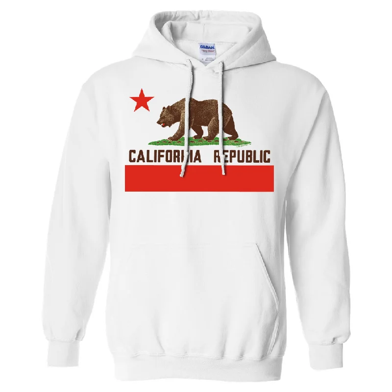 Don Pimentel California Republic Bear Flag Brown Text Sweatshirt Hoodie Streetwear Style Streetwear Style