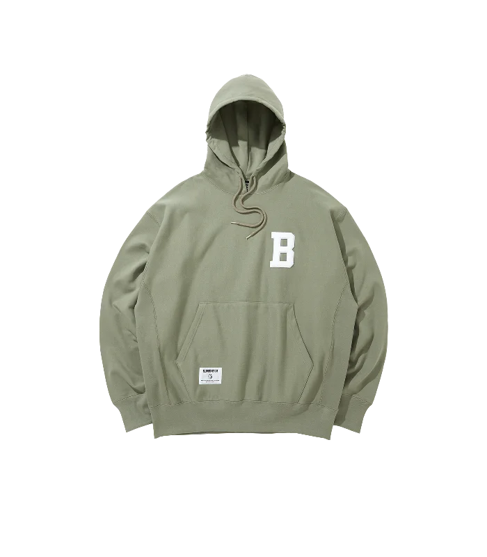 CHENILLE LOGO 'B' HOOD - PISTACHIO Bold Men's Statement Bold Men's Statement