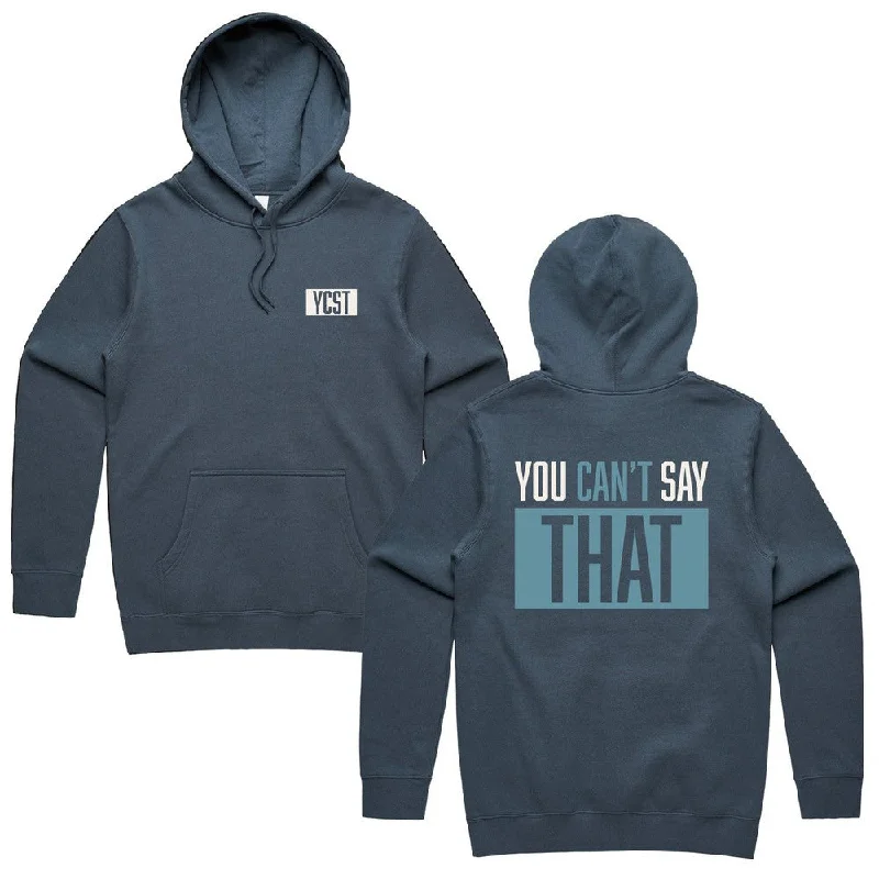 You Can't Say That Hoodie Cool Men's Distressed Cool Men's Distressed