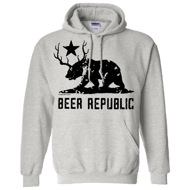 California Bear + Deer Beer Silhouette Sweatshirt Hoodie Relaxed Men's Australian  Relaxed Men's Australian 