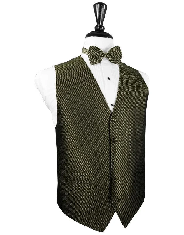 Champagne Venetian Tuxedo Vest Polished Men's Satin Polished Men's Satin